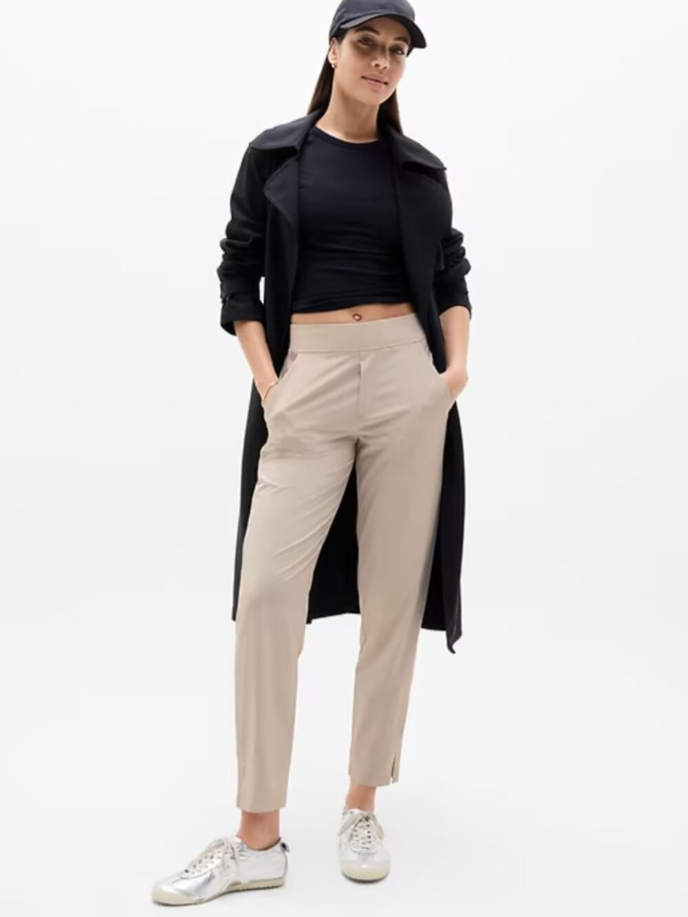 Brooklyn Mid Rise Ankle Pant (Abalone)